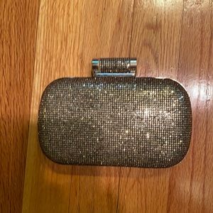 Gold evening bag